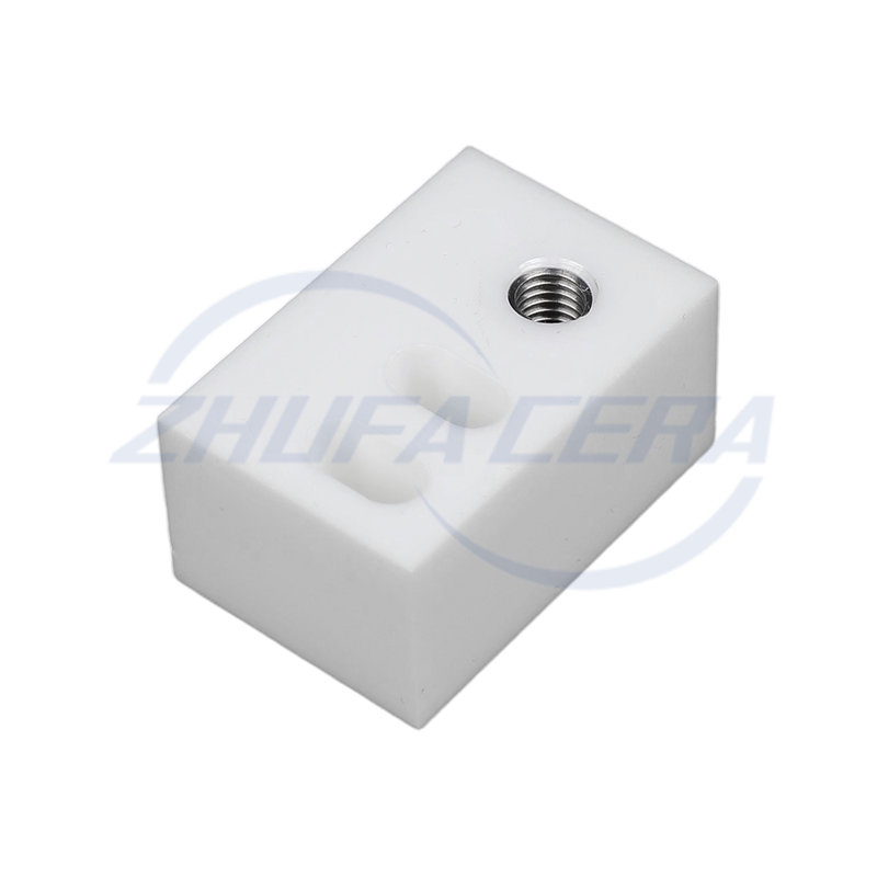 Cirkonski keramički blok za pozicioniranje s metalnom oblogom s navojem